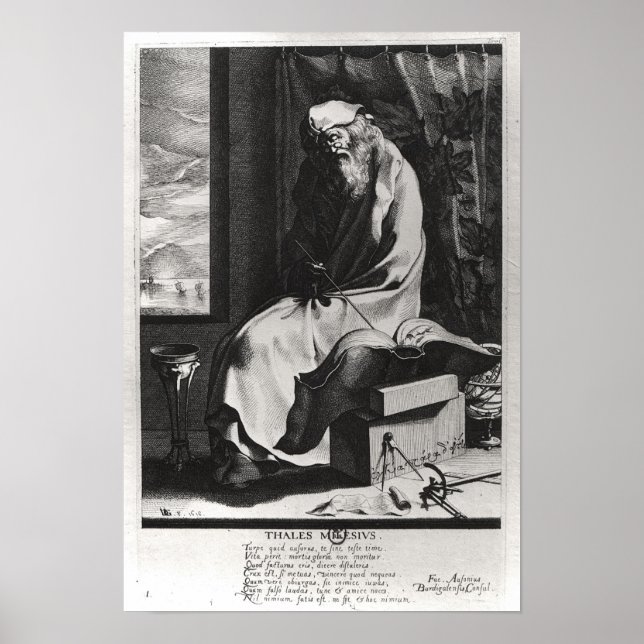 Póster Thales de Miletus (Frente)