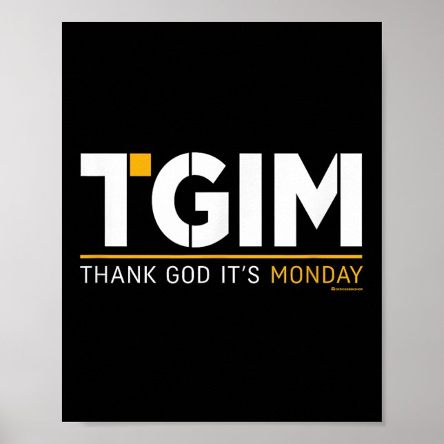 Poster Thank God, It's Monday_ A Funny Twist On Workplace (Frente)