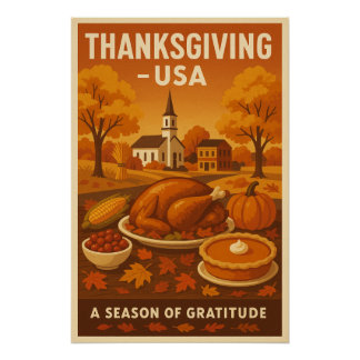 Póster Thanksgiving Festival, USA in 2026