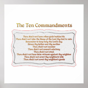 Póster The 10 Commandments