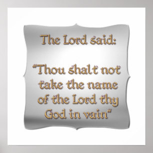 Póster The 2nd Commandment