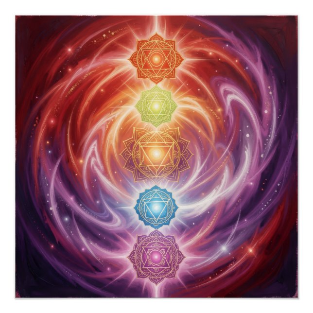 Póster The 7 Chakras´10 (Frente)