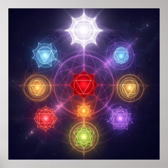 Poster The 7 Chakras´3 (Frente)