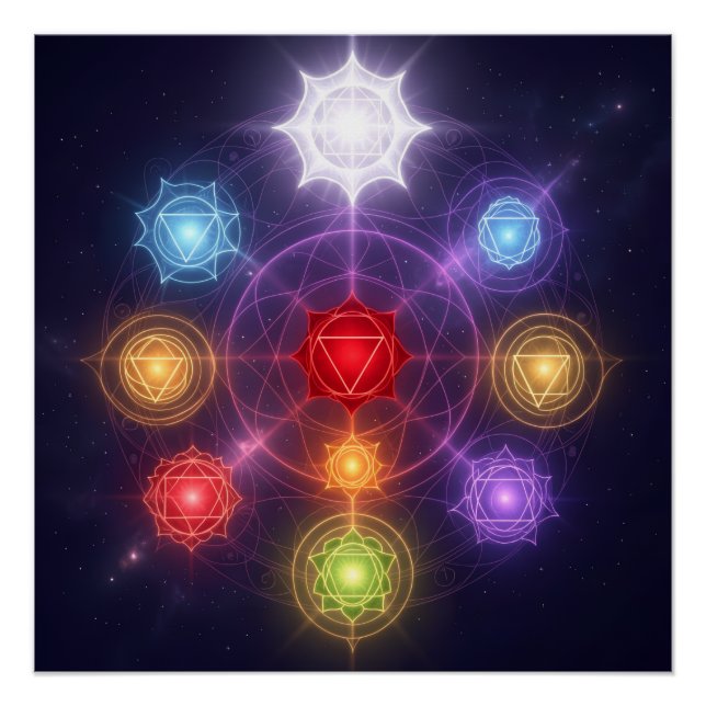 Póster The 7 Chakras´3 (Frente)