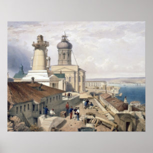 Póster The Admiralty, Sebastopol, plate from 'The Seat of