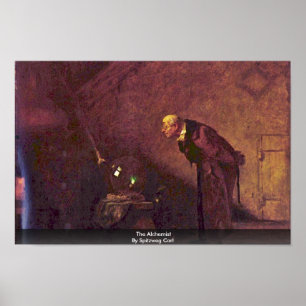 Póster The Alchemist By Spitzweg Carl