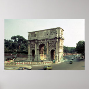 Póster The Arch of Constantine from the North West