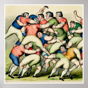 Poster The Art Of Rugby -  Print