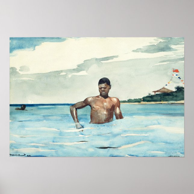 Poster The Bather, 1899 (Frente)