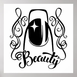 Poster The Beauty of Nail Art