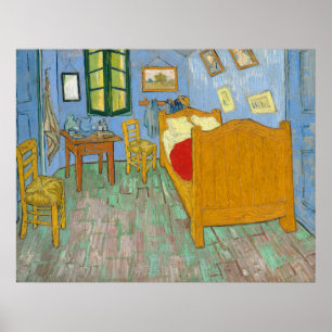 Póster The Bedroom - Vincent van Gogh (1889)