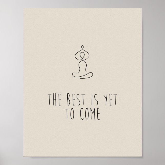 Poster The Best is yet to come (Frente)