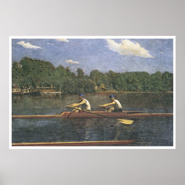 Póster The Biglin Brothers Racing, 1873 Thomas Eakins (Frente)
