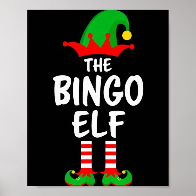 Poster The Bingo Elf Matching Family Christmas  (Frente)