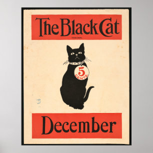 Poster The Black Cat Dezembro 1890