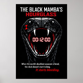Poster The Black Mamba’s Hourglass