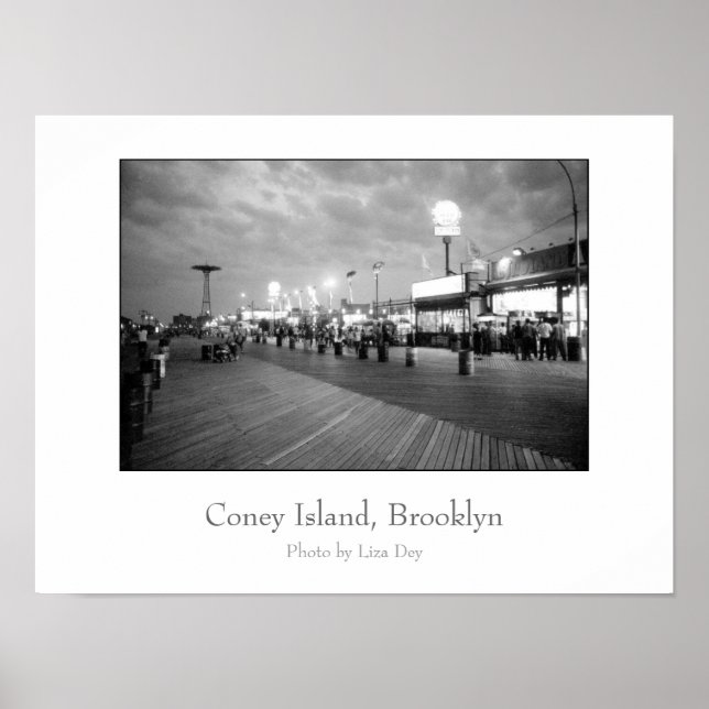 poster 'The Boardwalk at Night' (Frente)