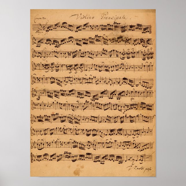 Póster The Brandenburger Concertos, No.5 D-Dur, 1721 (Frente)