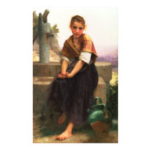The Broken Pitcher por William-Adolphe Bouguereau