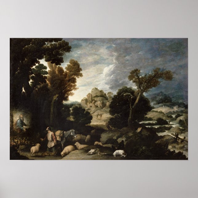 Poster The Burning Bush, c.1635 (Frente)