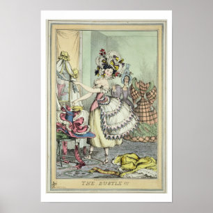 Poster The Bustle, publicado por Thomas McLean, Londres (