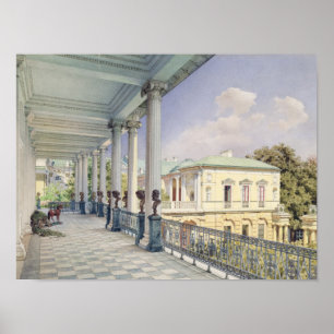 Póster The Cameron Gallery at Tsarskoye Selo, 1859