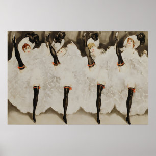 Poster The Can" - Estilo de Deco de Arte de Louis Icart
