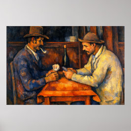 Poster The Card Players by Paul Cezanne