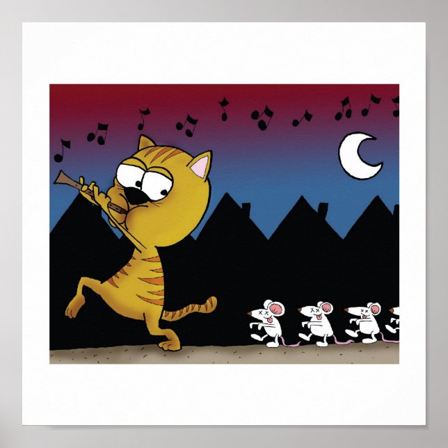 Póster The Cat and the Rats (Frente)