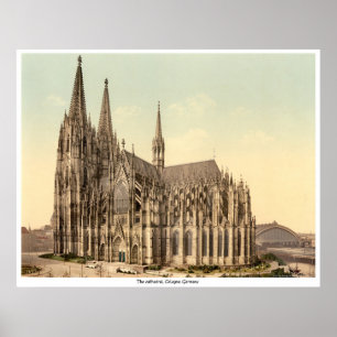 Poster The cathedral, Cologne, Germany