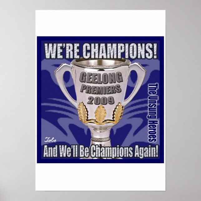 Póster The Cats - Campeões 2009 (Frente)