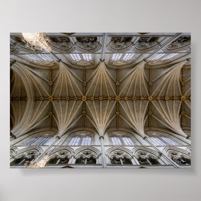 Poster The ceiling of Westministera abbey (Frente)
