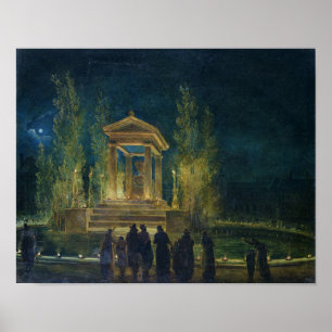 Póster The Cenotaph of Jean Jacques Rousseau