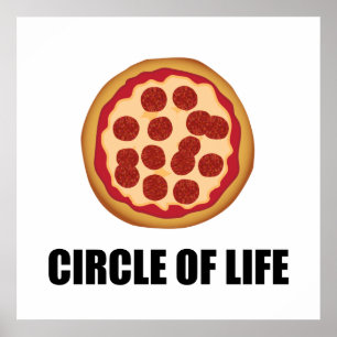 Poster The Circle Of Life Pizza