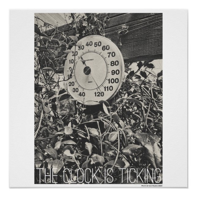 Póster The clock is ticking. (Frente)