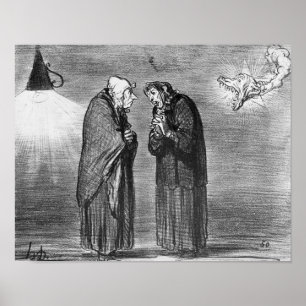 Póster The comet, Ah! ma pauv' madame Chaffarou