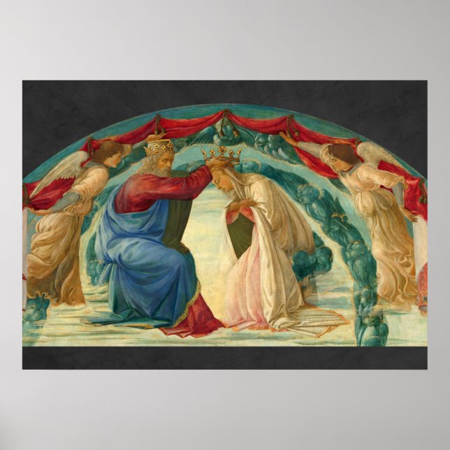 Poster The Coronation of the Virgin by Filippino Lippi (Frente)