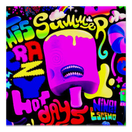 Póster The Crazy Days Of Summer Vibes