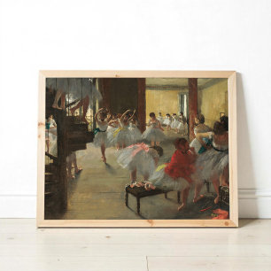 Poster The Dance Class, Degas Art