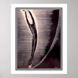 Poster "The Dancer" Art Deco