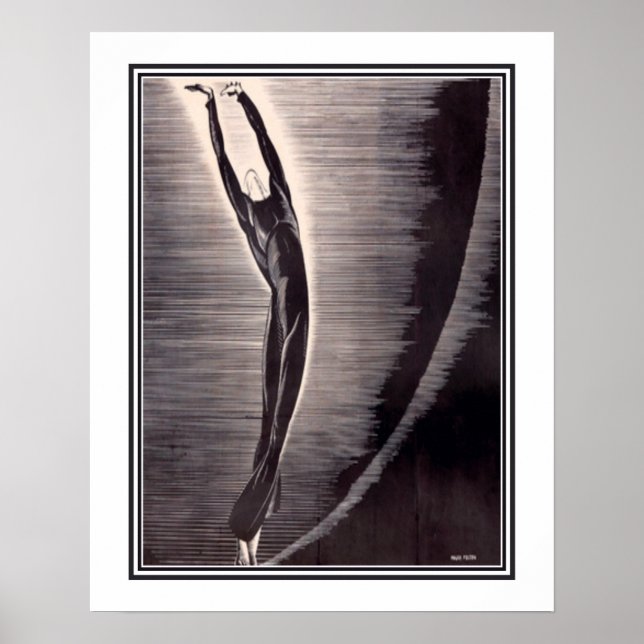 Poster "The Dancer" Art Deco (Frente)
