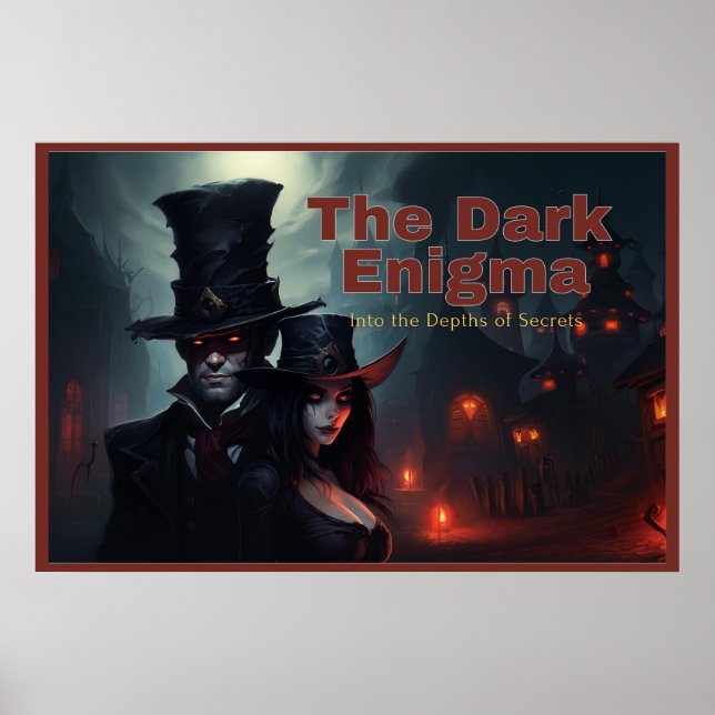 Poster The Dark Enigma (Frente)