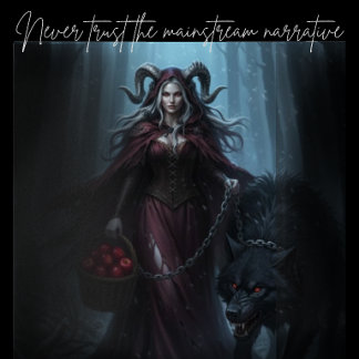 Póster The Dark Red Ridding Hood