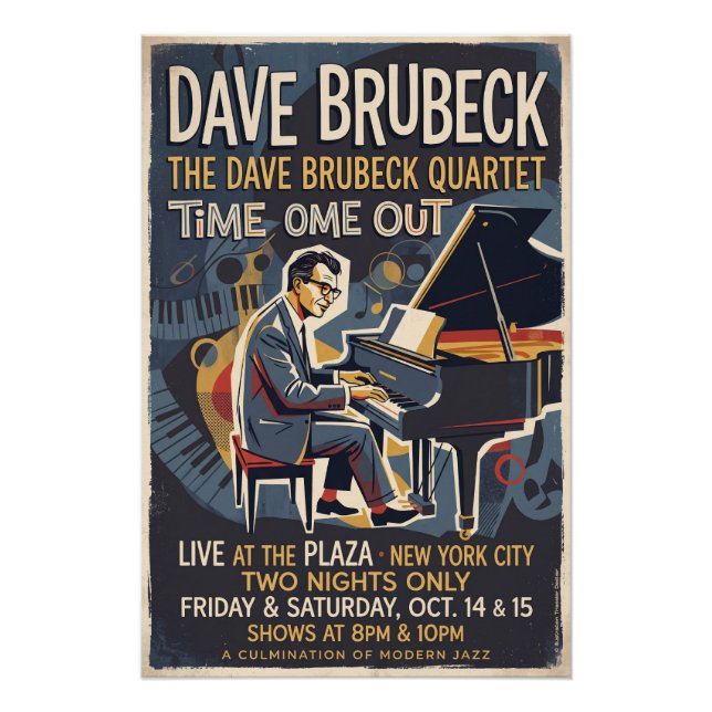 Póster The Dave Brubeck Quartet  (Frente)