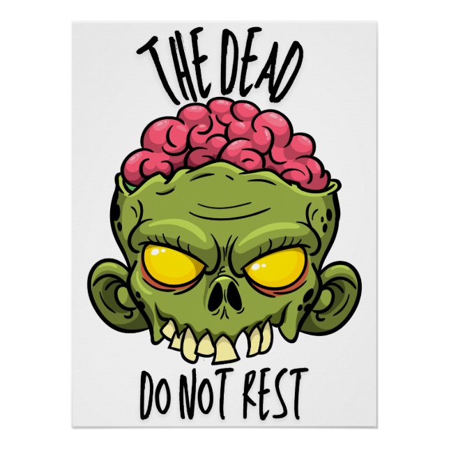 Póster The Dead Do Not Rest (Frente)
