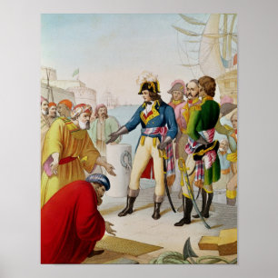 Poster The Disembarkation of Napoleon at Alexandria