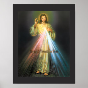 PÓSTER THE DIVINE MERCY BY EKLEKTIX