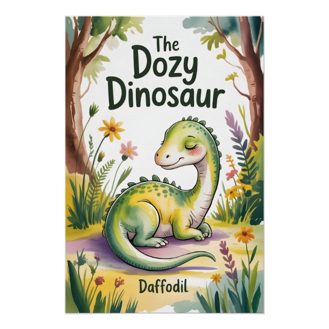 Póster The Dozy Dinosaur (Frente)