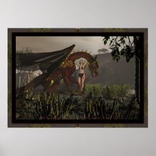 Póster The Dragon Keeper By Michelle Wilder