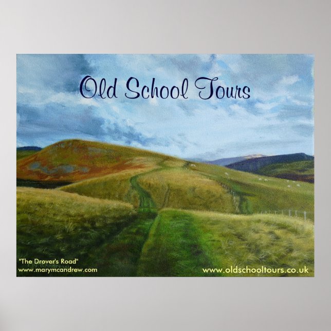 Póster "The Drovers Road" Northumberland England Impressã (Frente)